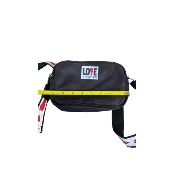Love Brighton Crossbody Bag With Heart Strap & Zipper Compartments. - Picture 8 of 9
